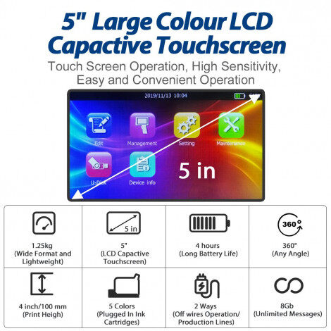 BENTSAI B85 Wide Format Large Character Inkjet Printer